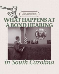 Bond hearing in South Carolina